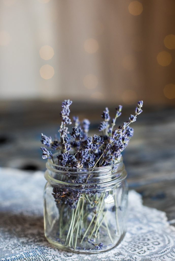 Lavender in a Glass